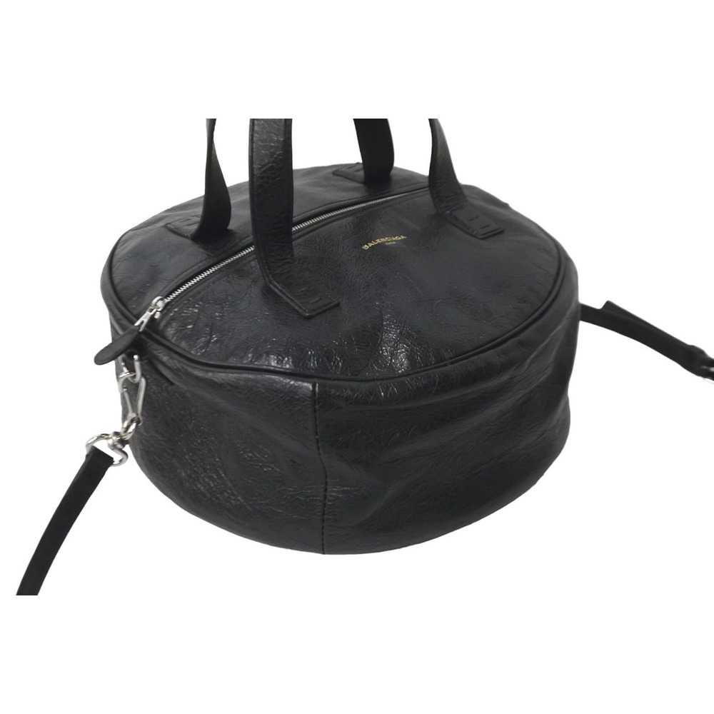 Balenciaga Shoulder Hobo Leather Black Bag Air - Picture 4 of 9